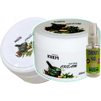 MUCİZEVİ KREM 2 ADET 125 ML + ÇÖREK OTU YAĞI YAĞI 30 ML