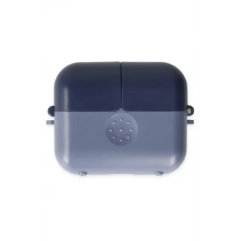Newface Apple Airpods 3 (3.nesil) Basmalı Kılıf - Mavi-Lacivert