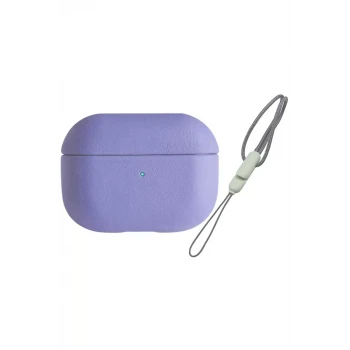 Newface Apple Airpods Pro 2 (2.nesil) 405 Deri Kılıf - Lila
