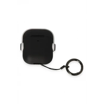 Newface Apple Airpods 2 (2.nesil) Cool Kılıf - Siyah-Beyaz
