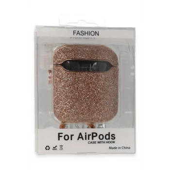 Newface Apple Airpods 2 (2.nesil) Spell Simli Kılıf - Rose Gold