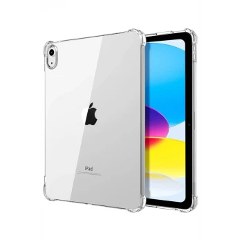 Newface Apple iPad 2022 10.9 (10.nesil) Kılıf Anti Shock Tablet Silikon - Şeffaf