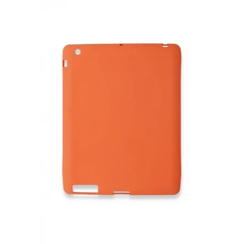 Newface Apple iPad 4 9.7 Kılıf Evo Tablet Silikon - Turuncu