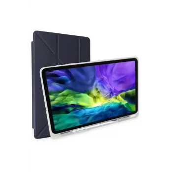 Newface Apple iPad 9.7 (2018) Kılıf Kalemlikli Mars Tablet Kılıfı - Lacivert