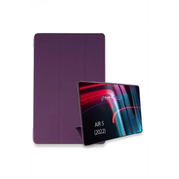 Newface Apple iPad Air 5 (2022) Kılıf Tablet Smart Kılıf - Mor
