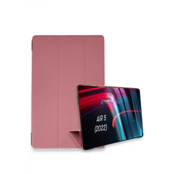 Newface Apple iPad Air 5 (2022) Kılıf Tablet Smart Kılıf - Pembe