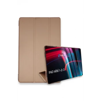 Newface Apple iPad Mini 3 Kılıf Tablet Smart Kılıf - Rose Gold