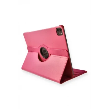 Newface Apple iPad Pro 11 (2020) Kılıf 360 Tablet Deri Kılıf - Pembe