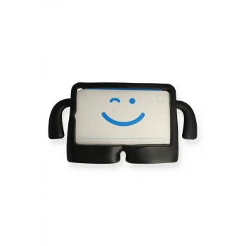 Newface Apple iPad Pro 13 (2024) Karakter Tablet Silikon - Siyah