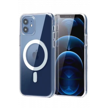 Newface Apple iPhone 11 Combo Sert Şeffaf Magsafe Kapak - Şeffaf