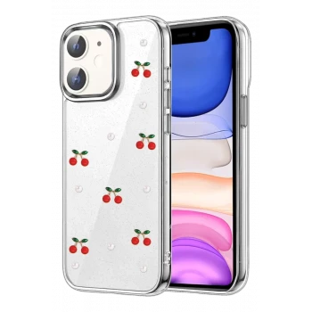 Newface Apple iPhone 11 Fiyonk Desenli Kapak - Desen 9