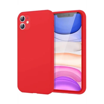 Newface Apple iPhone 11 Kılıf First Silikon - Kırmızı