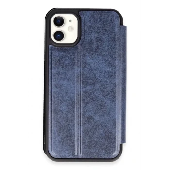Newface Apple iPhone 11 Kılıf Flip Cover - Lacivert