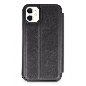 Newface Apple iPhone 11 Kılıf Flip Cover - Siyah