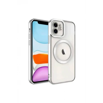 Newface Apple iPhone 11 Kılıf Kross Magneticsafe Kapak - Titan Gri