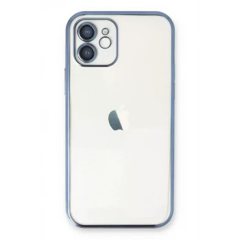 Newface Apple iPhone 11 Kılıf Razer Lensli Silikon - Açık Mavi