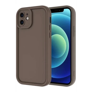 Newface Apple iPhone 11 Kılıf Viera Silikon - Kahverengi