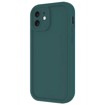 Newface Apple iPhone 11 Kılıf Viera Silikon - Koyu Yeşil