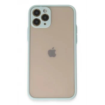 Newface Apple iPhone 11 Pro Kılıf Montreal Silikon Kapak - Turkuaz
