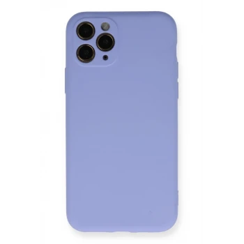 Newface Apple iPhone 11 Pro Kılıf Nano içi Kadife Silikon- Lila
