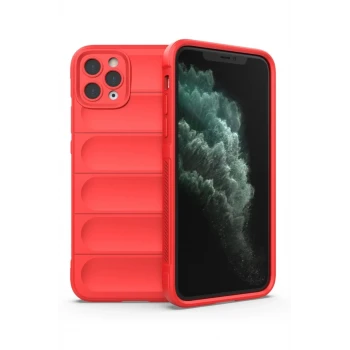 Newface Apple iPhone 11 Pro Kılıf Optimum Silikon - Kırmızı