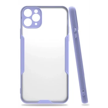 Newface Apple iPhone 11 Pro Kılıf Platin Silikon - Lila