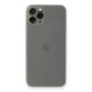 Newface Apple iPhone 11 Pro Kılıf PP Ultra İnce Kapak - Beyaz