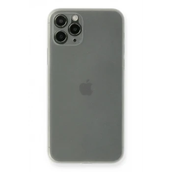 Newface Apple iPhone 11 Pro Kılıf PP Ultra İnce Kapak - Beyaz