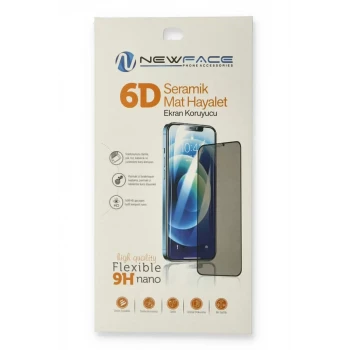 Newface Apple iPhone 11 Pro Max 6D Mat Seramik Hayalet Nano Ekran Koruyucu