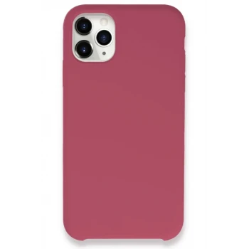 Newface Apple iPhone 11 Pro Max Kılıf Lansman Legant Silikon - Fuşya