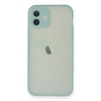 Newface Apple iPhone 11 Pro Max Kılıf Montreal Silikon Kapak - Turkuaz