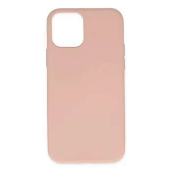 Newface Apple iPhone 11 Pro Max Kılıf Nano içi Kadife Silikon - Pudra
