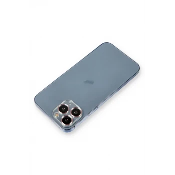 Newface Apple iPhone 11 Pro Max Metal Kamera Lens Koruma Cam - Mor
