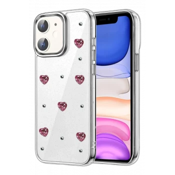 Newface Apple iPhone 12 Fiyonk Desenli Kapak - Desen 3
