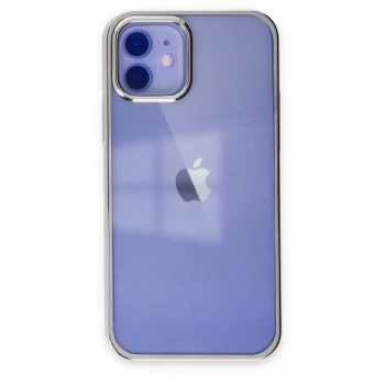Newface Apple iPhone 12 Kılıf Element Silikon - Gümüş