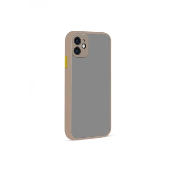 Newface Apple iPhone 12 Kılıf Montreal Silikon Kapak - Pembe