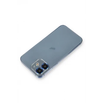 Newface Apple iPhone 12 Metal Kamera Lens Koruma Cam - Mavi