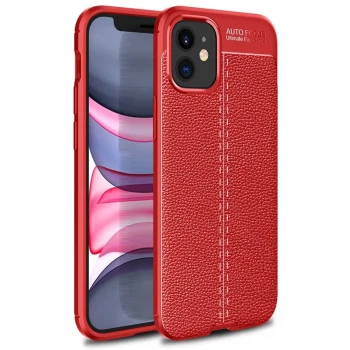 Newface Apple iPhone 12 Mini Kılıf Auto Focus Kapak - Kırmızı
