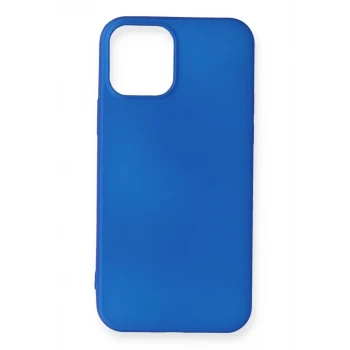 Newface Apple iPhone 12 Mini Kılıf First Silikon - Mavi