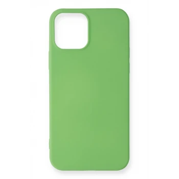 Newface Apple iPhone 12 Mini Kılıf First Silikon - Yeşil