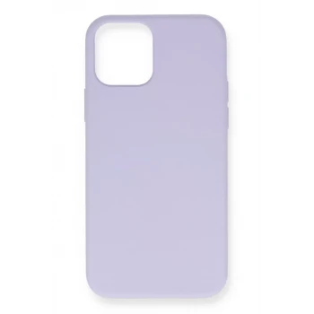 Newface Apple iPhone 12 Mini Kılıf Nano içi Kadife Silikon - Lila