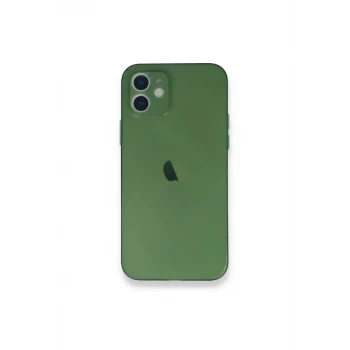 Newface Apple iPhone 12 Mini Kılıf PP Ultra İnce Kapak - Yeşil