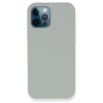 Newface Apple iPhone 12 Pro Kılıf Lansman Legant Silikon - Açık Gri