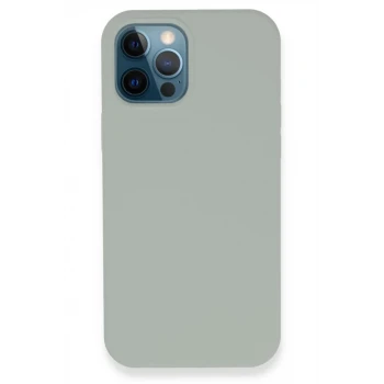 Newface Apple iPhone 12 Pro Kılıf Lansman Legant Silikon - Açık Gri