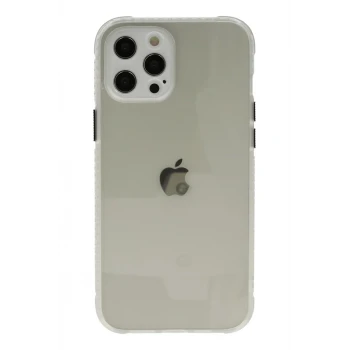 Newface Apple iPhone 12 Pro Kılıf Miami Şeffaf Silikon - Şeffaf