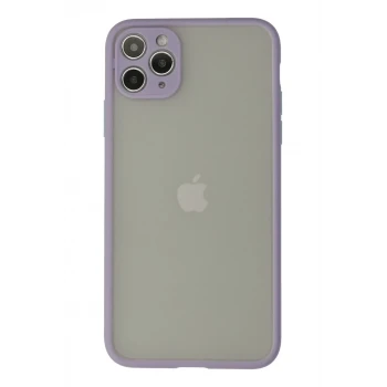 Newface Apple iPhone 12 Pro Kılıf Montreal Silikon Kapak - Mor