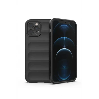 Newface Apple iPhone 12 Pro Kılıf Optimum Silikon - Siyah