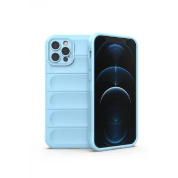Newface Apple iPhone 12 Pro Kılıf Optimum Silikon - Sky Blue