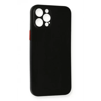 Newface Apple iPhone 12 Pro Kılıf PP Ultra İnce Kapak - Siyah