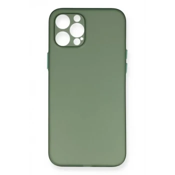 Newface Apple iPhone 12 Pro Kılıf PP Ultra İnce Kapak - Yeşil